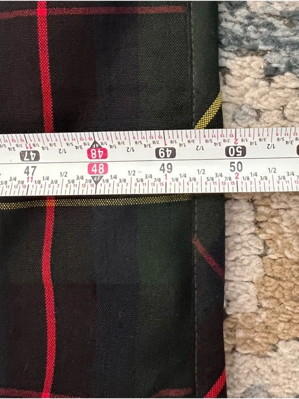 L.L. Bean Weekender Blanket Plaid Picnic Outdoor Roll Up Hunting Stewart Tartan
